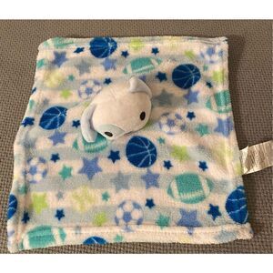 Swiggles doggy puppy dog sports soft plush toy blankie football basketball lovey